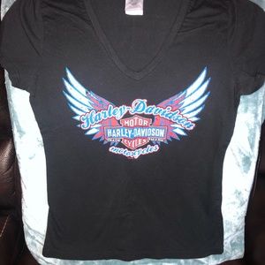 Harley Davidson Vneck Tshirt like new
